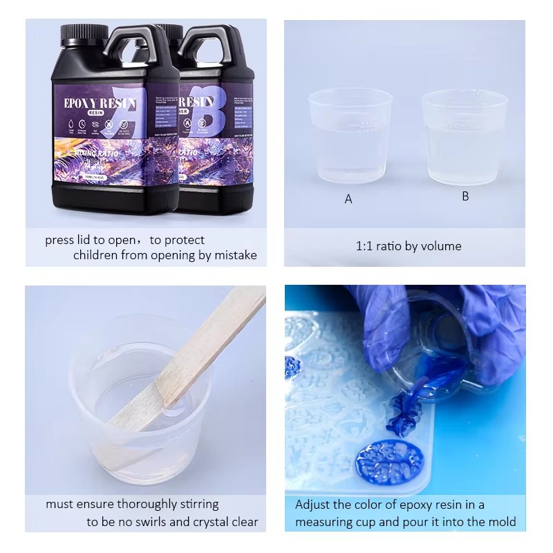 Easy Mix 1:1 Epoxy Resin Kit C - Resin Pigment Set incelemesi ve fiyatı
