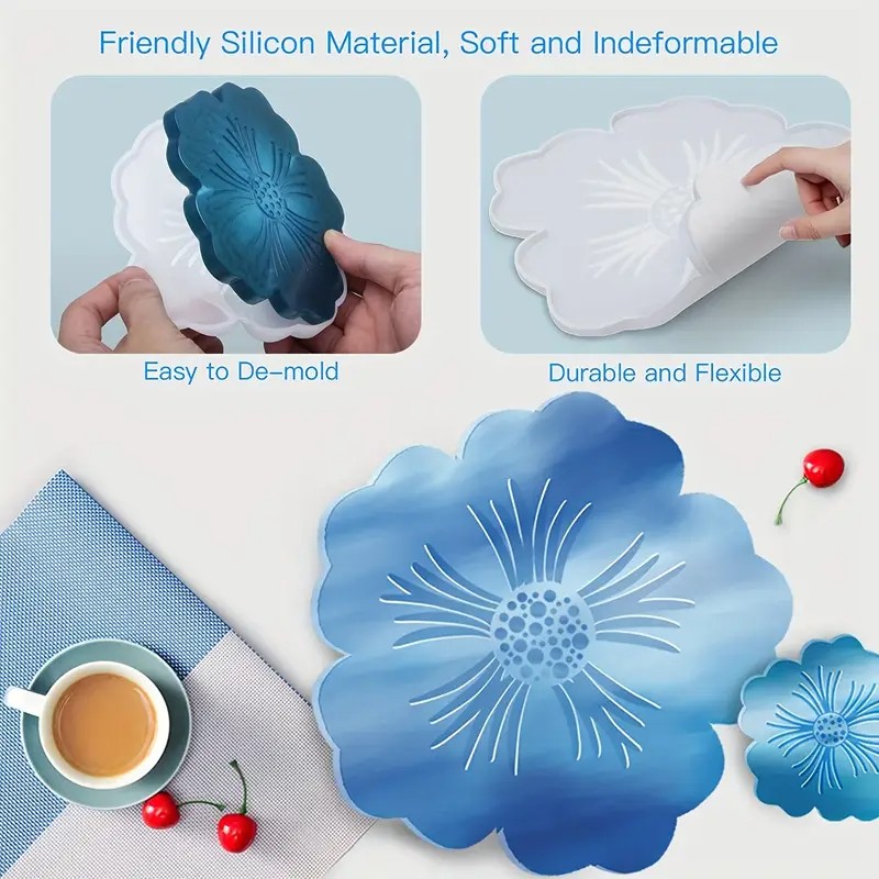 DIY Sakura Shaped Resin Mold - - Geode Mold Silicone incelemesi ve fiyatı
