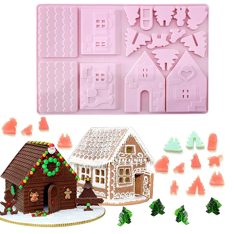 Christmas House Building block - Silicone Mold Tray incelemesi ve fiyatı