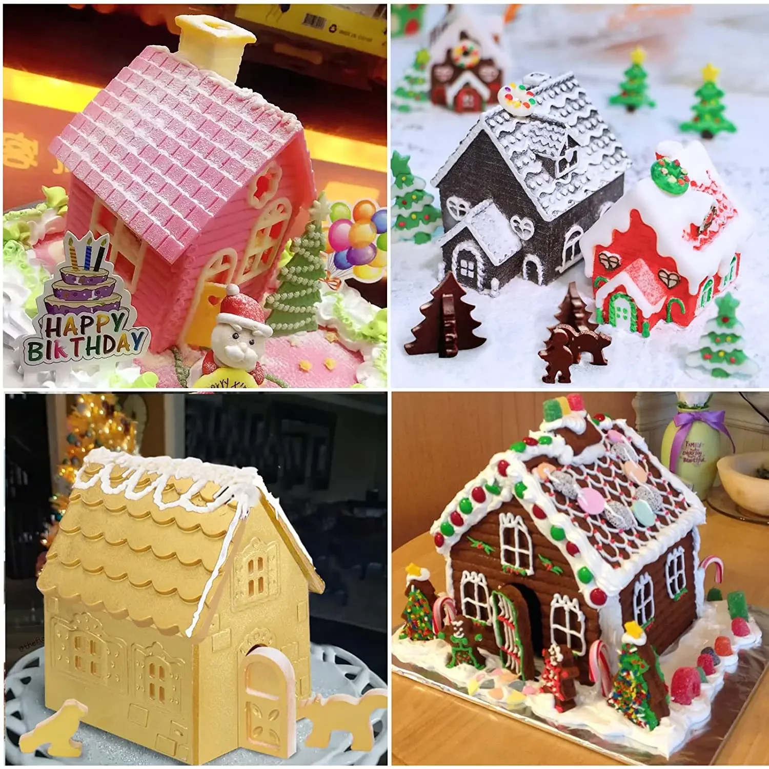 Christmas House Building block - Silicone Mold Tray incelemesi ve fiyatı