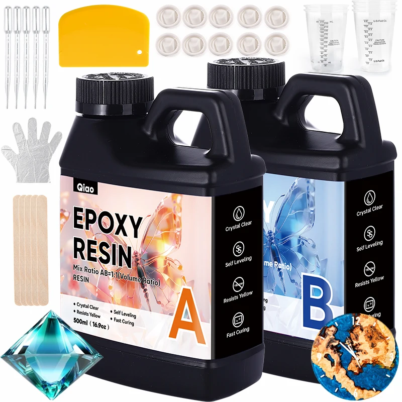 Anti-Yellowing Crystal Clear E - Resin Jewelry Kit incelemesi ve fiyatı