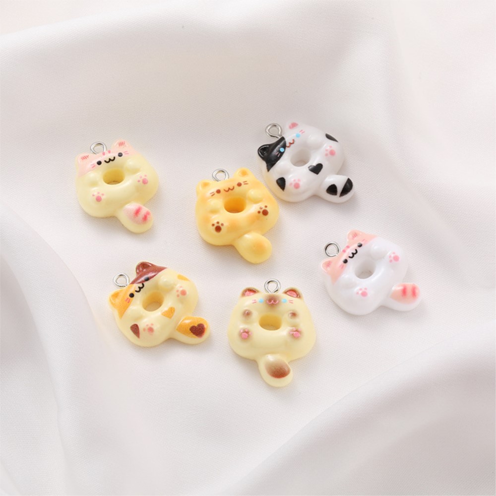 10Pcs Kawaii Cartoon Cat Resin - Resin Crafts incelemesi ve fiyatı