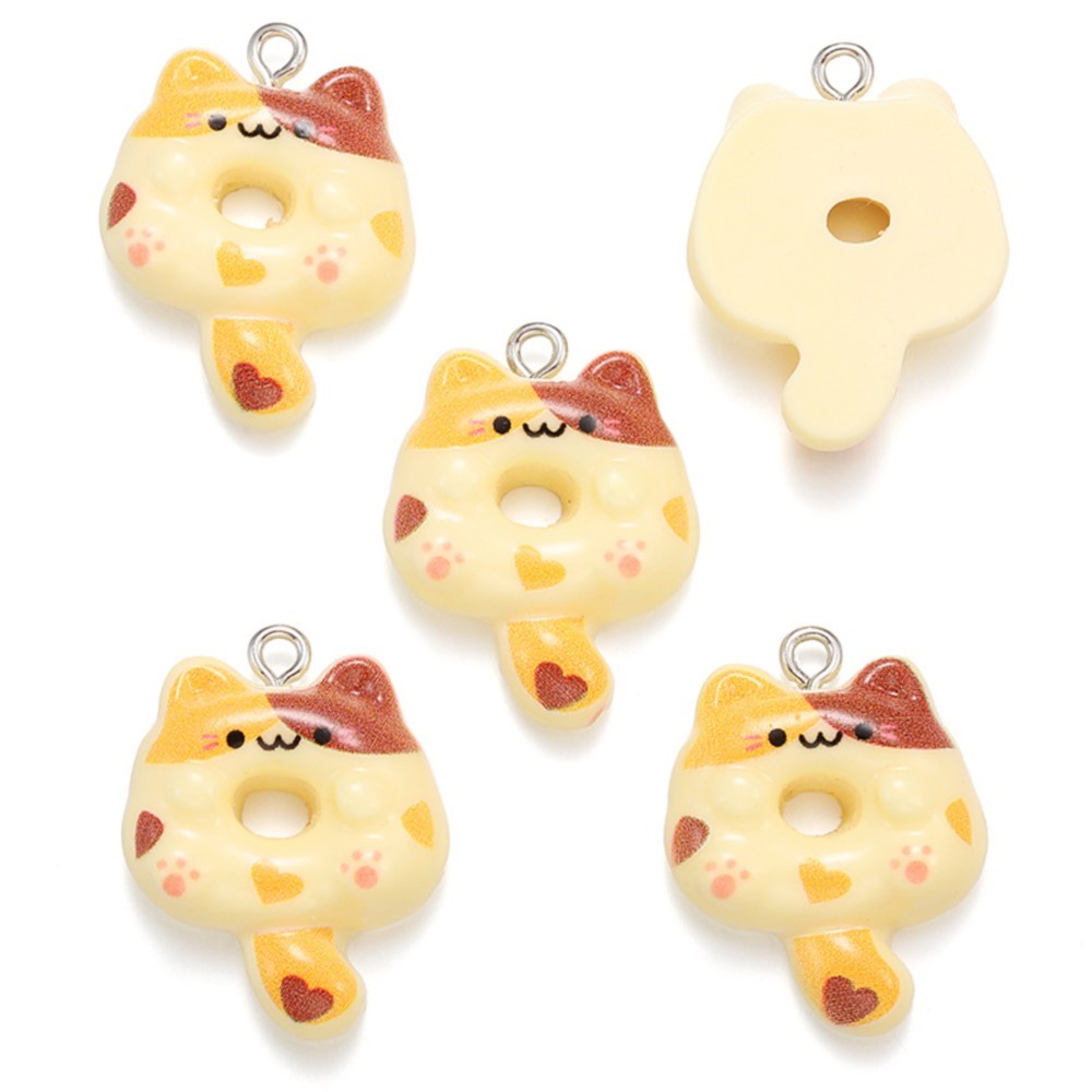 10Pcs Kawaii Cartoon Cat Resin - Resin Crafts incelemesi ve fiyatı