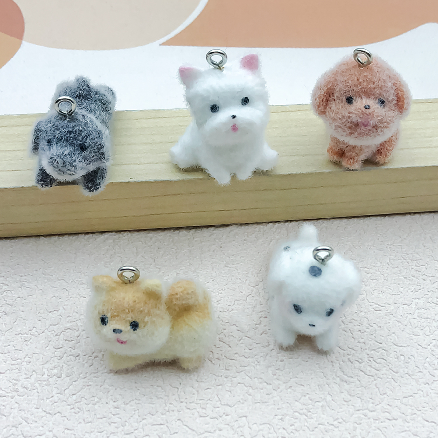 5pcs&1pc Flocked Resin Animal  - Resin Craft Kit incelemesi ve fiyatı