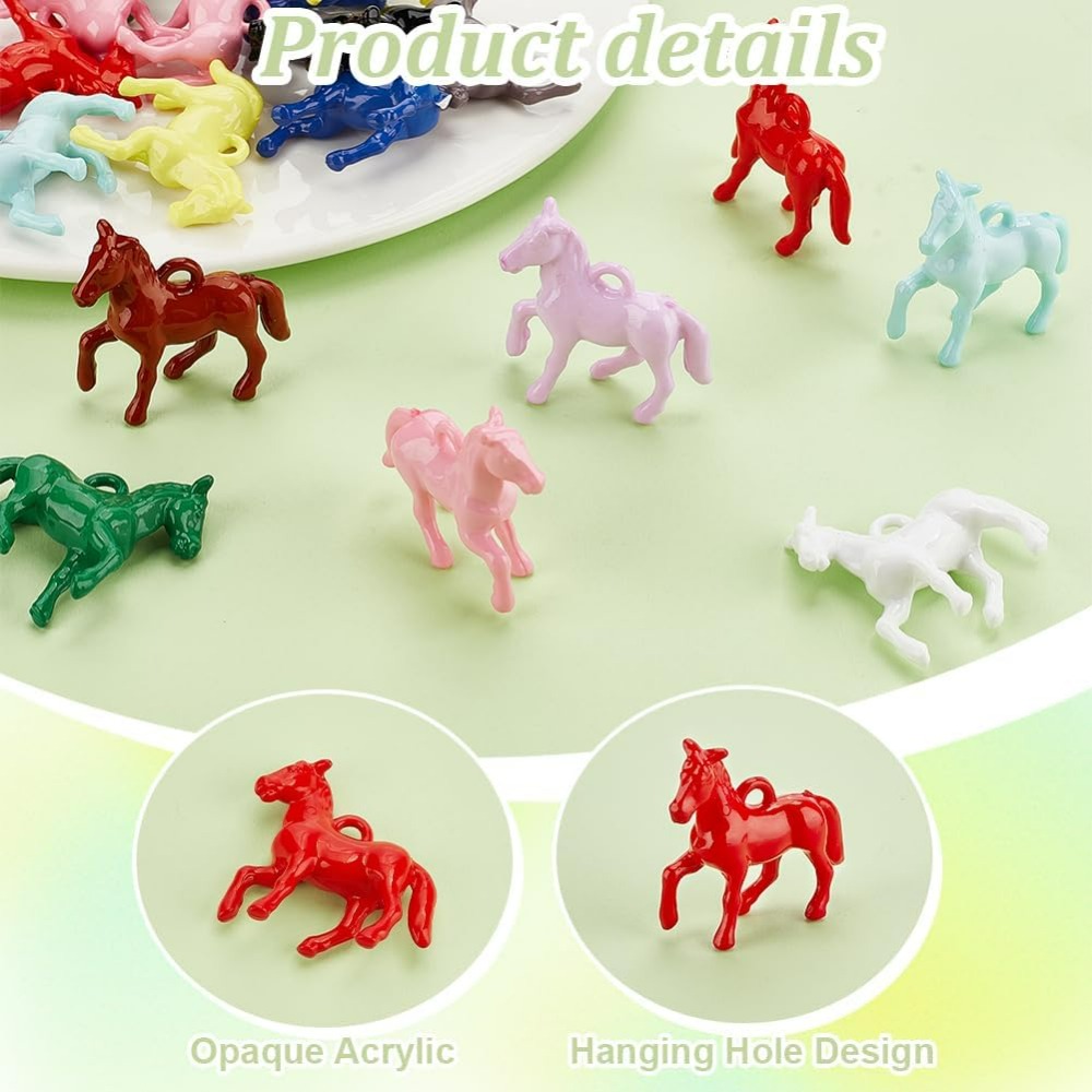 48pcs Opaque Acrylic Pendants  - Crafting Resin incelemesi ve fiyatı