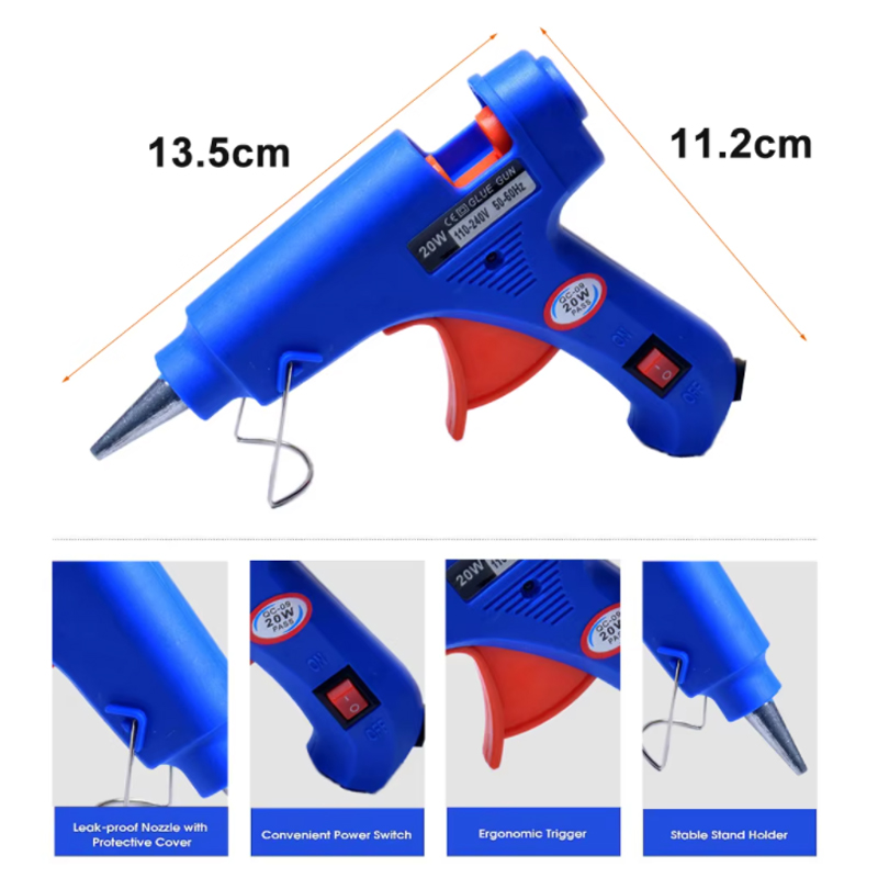 20W EU Plug glue gun.30pcs/10p - Heat Gun Small incelemesi ve fiyatı