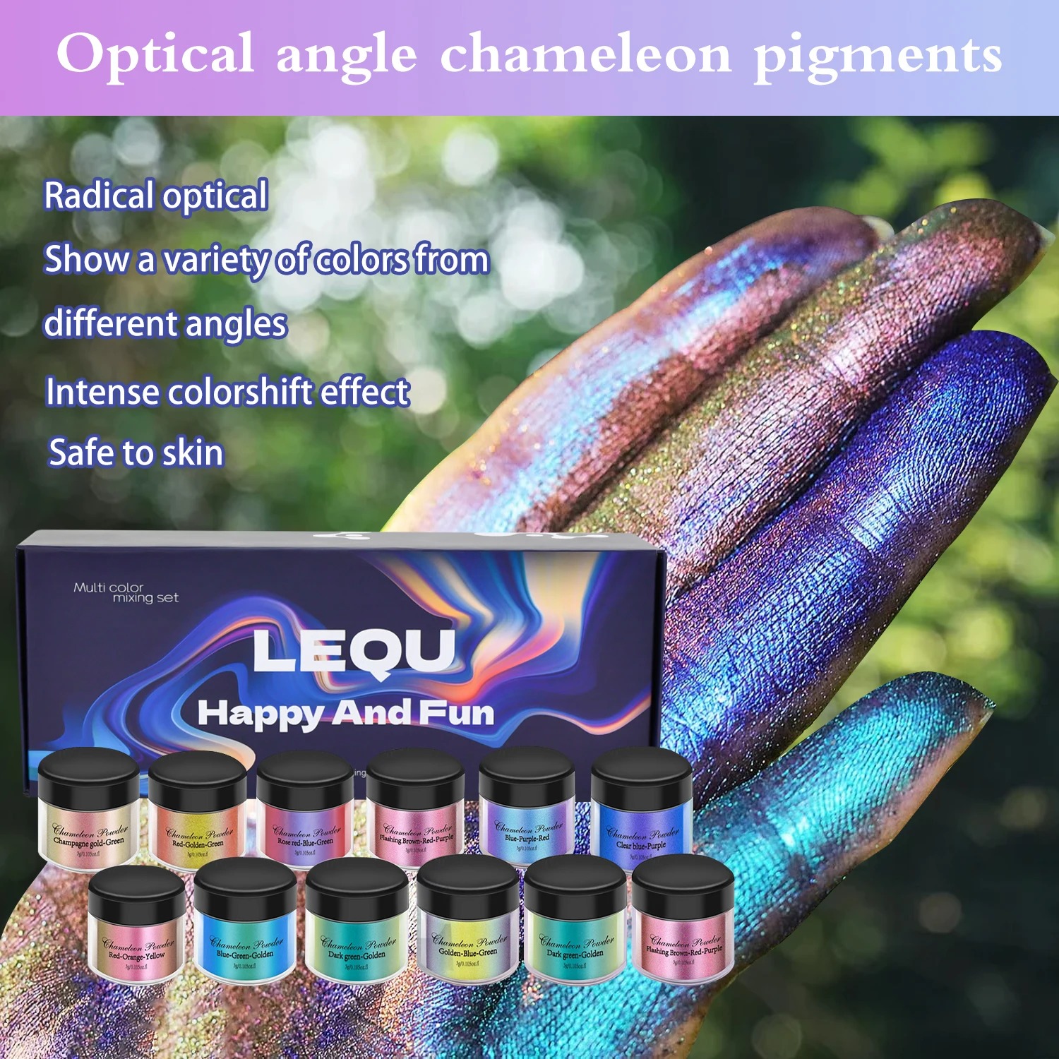 A set of chameleon pink nail c - Resin Glitter Pack incelemesi ve fiyatı