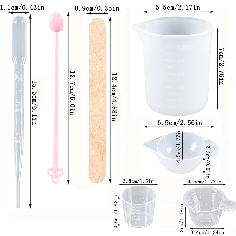 Epoxy Resin Tools Kit Silicone - Resin Jewelry Kit incelemesi ve fiyatı