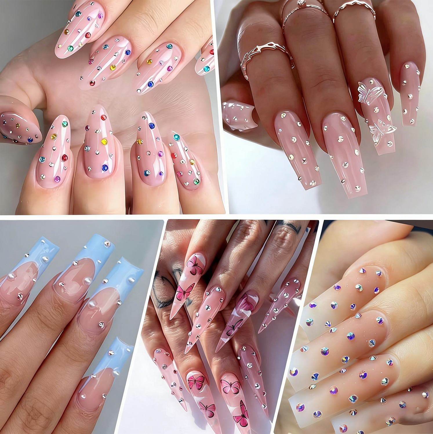 2400pcs 2mm AB Jelly Rhineston - Resin Glitter Pack incelemesi ve fiyatı