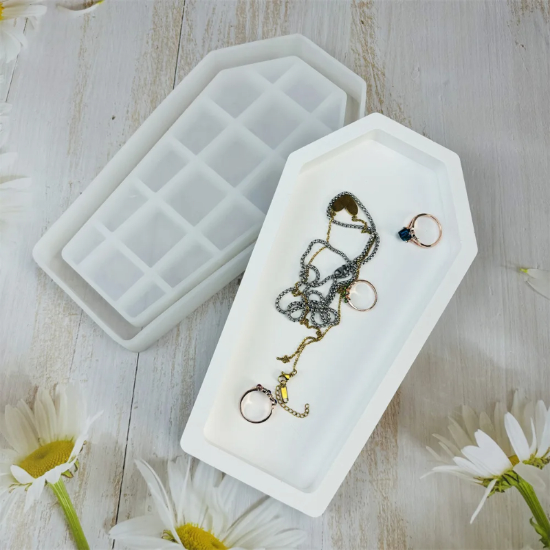Halloween Coffin Resin Mold Tr - Serving Tray Mold incelemesi ve fiyatı