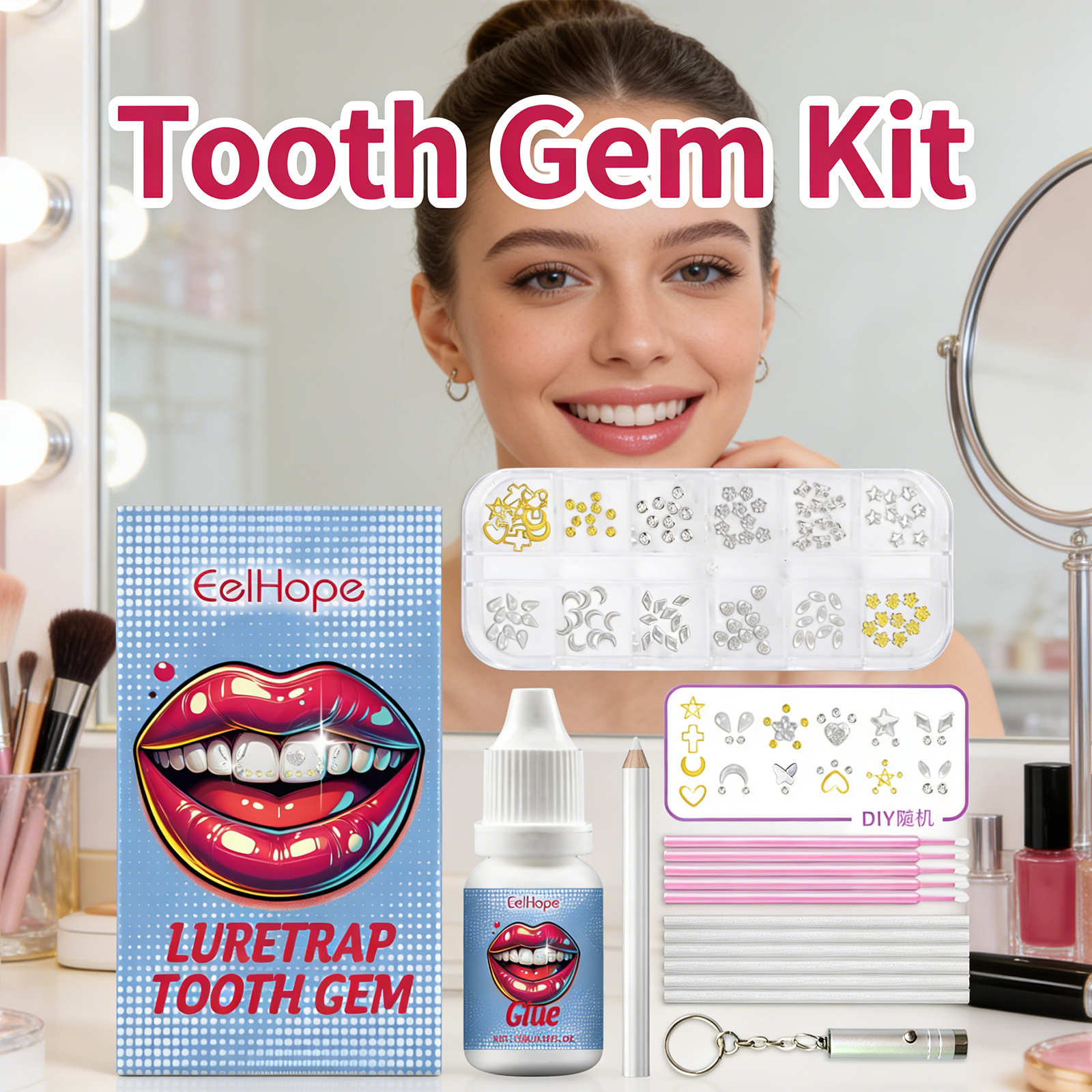 Tooth Gems Sparkling Teeth Jew - Resin Jewelry Kit incelemesi ve fiyatı