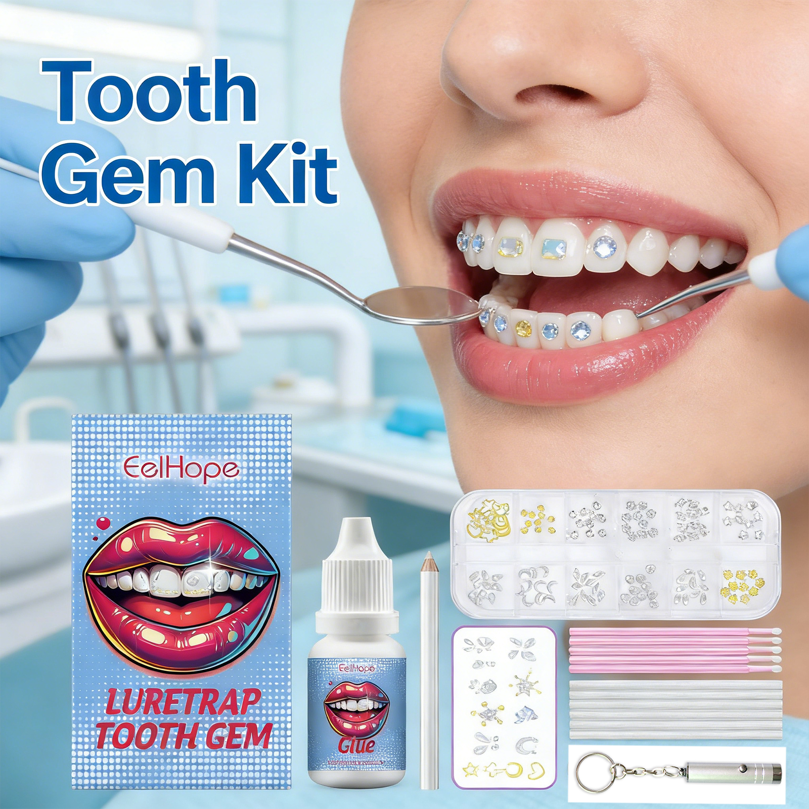 Tooth Gems Sparkling Teeth Jew - Resin Jewelry Kit incelemesi ve fiyatı