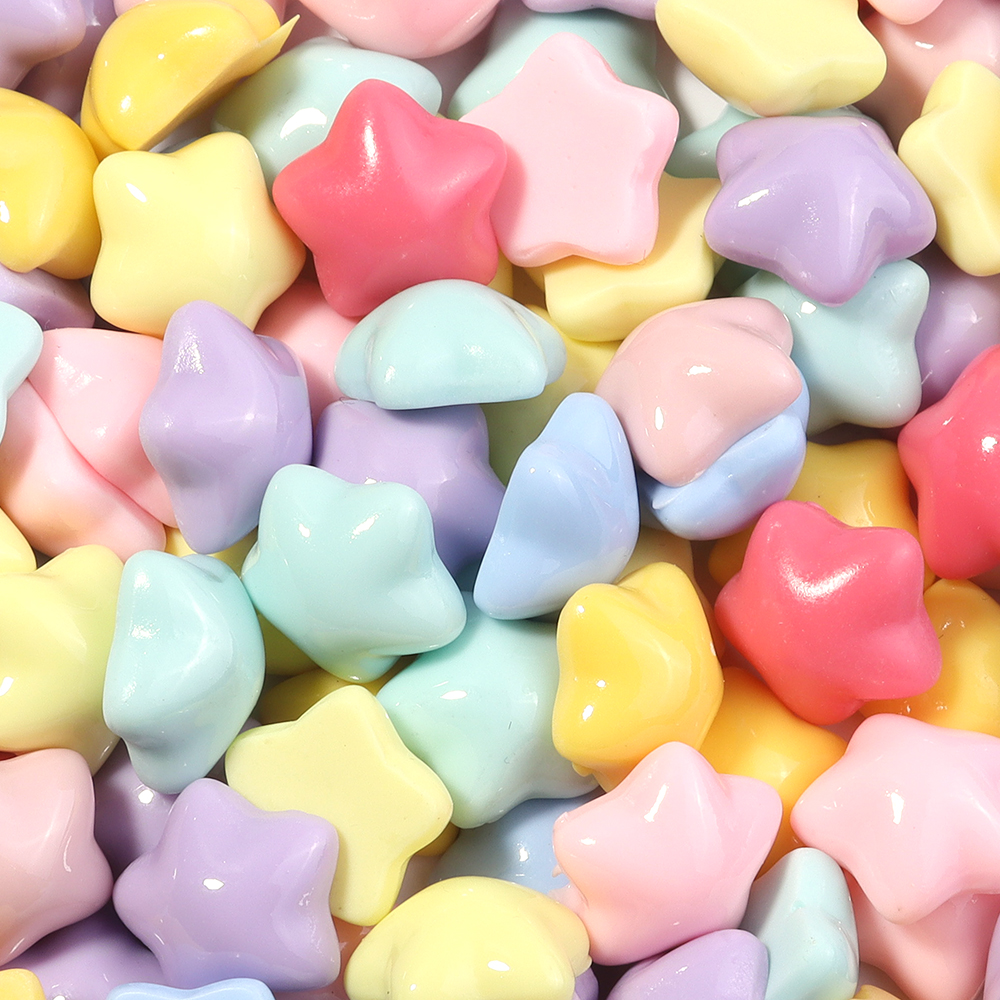 50pcs/lot 16mm Colorful Star R - Resin Crafts incelemesi ve fiyatı