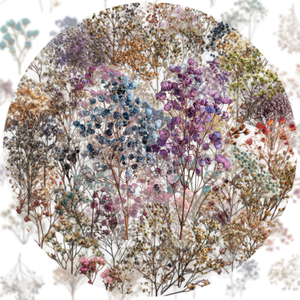 50PCS Retro Color Dried Flower - Dried Flower Bulk incelemesi ve fiyatı