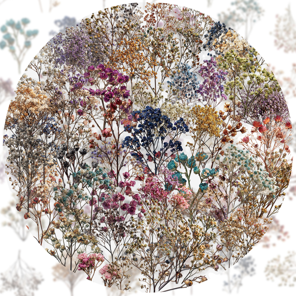 50PCS Retro Color Dried Flower - Dried Flower Bulk incelemesi ve fiyatı