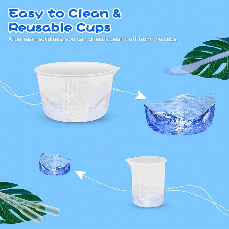 Silicone Resin Mixing Measurin - Mixing Cup Silicone incelemesi ve fiyatı
