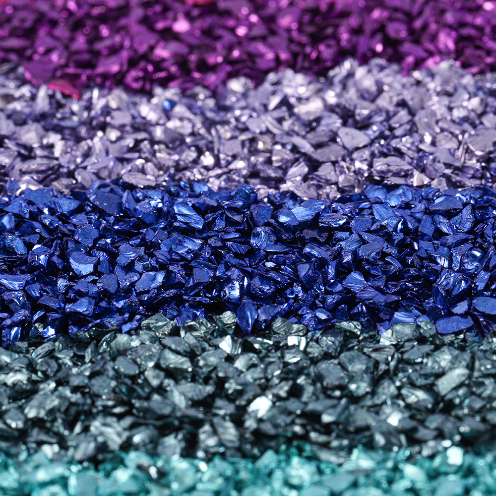 20g Crushed Glass Stones 26 Co - Gold Foil Flakes incelemesi ve fiyatı