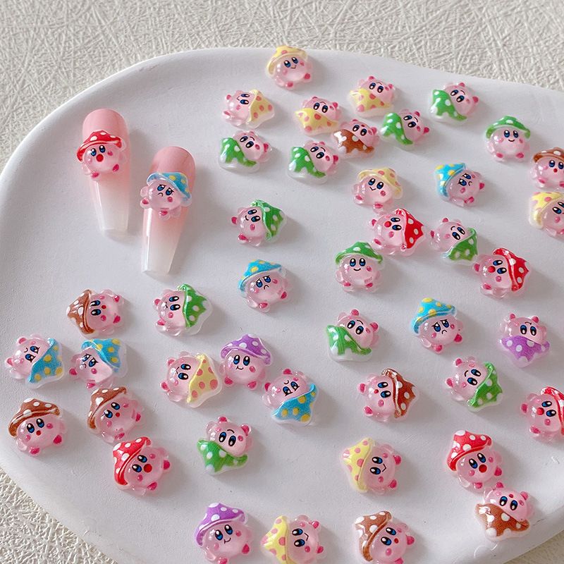 2/10/20pcs Kirby Nail Charms 3 - Resin Crafts incelemesi ve fiyatı