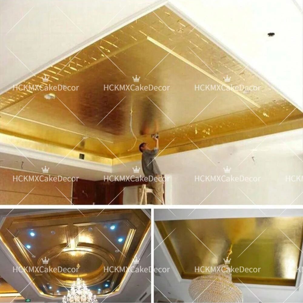 100pcs Imitation Gold Foil She - Gold Foil Flakes incelemesi ve fiyatı