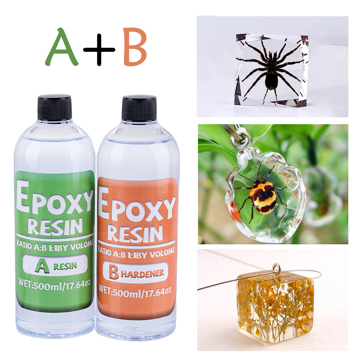 1:1 AB Resin Epoxy Glue Kit Hi - Resin Jewelry Kit incelemesi ve fiyatı
