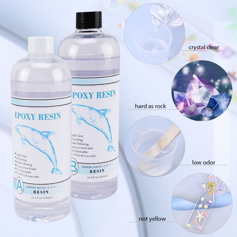 1:1 Clear Epoxy Resin Crystal  - Resin Pigment Set incelemesi ve fiyatı
