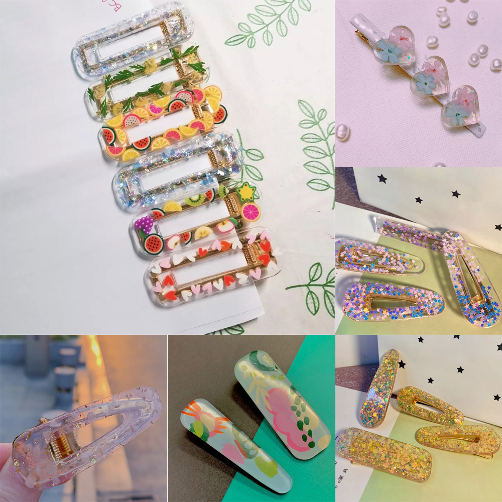 Barrettes Silicone Molds Metal - Gold Foil Flakes incelemesi ve fiyatı