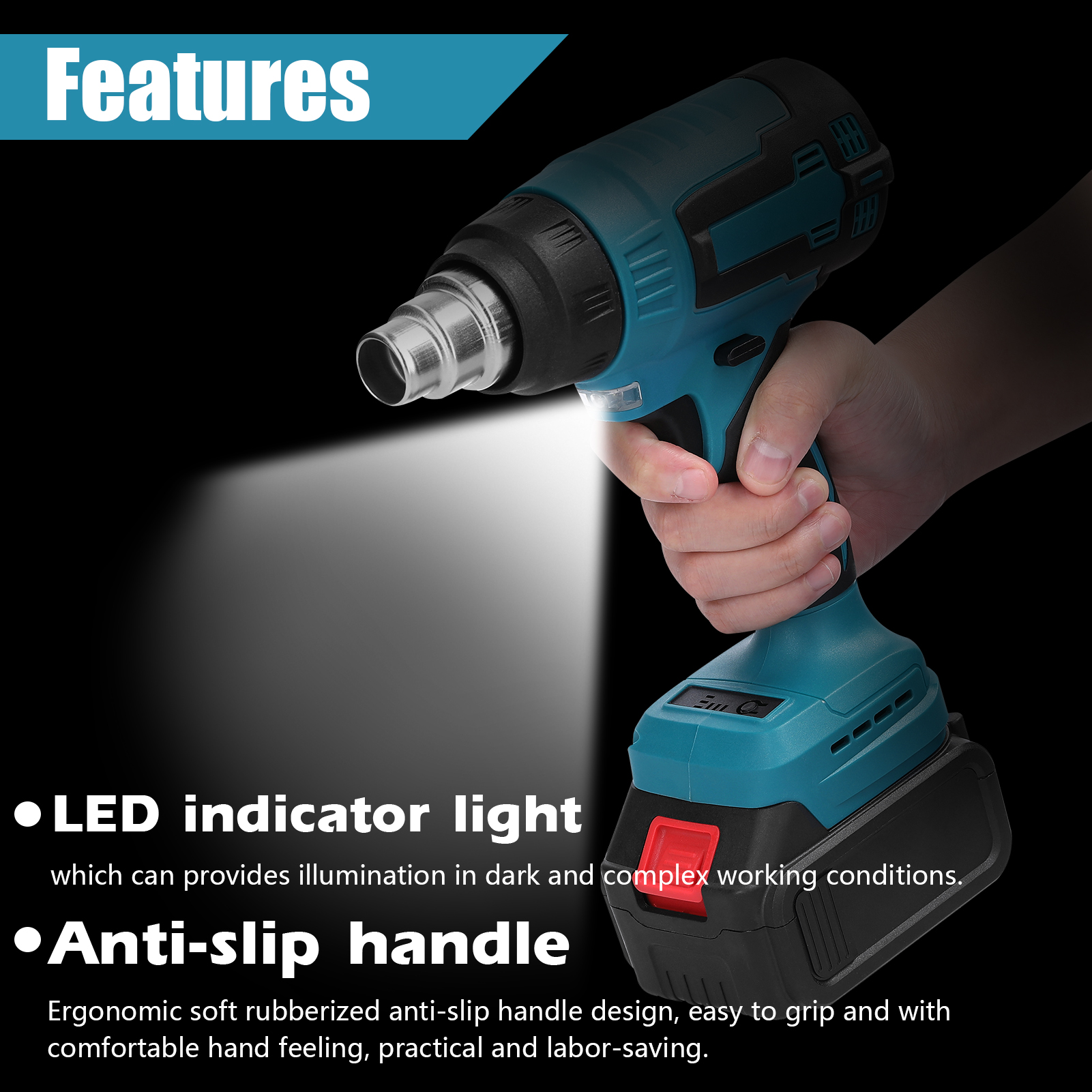 300W Cordless Hot Air Machine  - Heat Gun Small incelemesi ve fiyatı