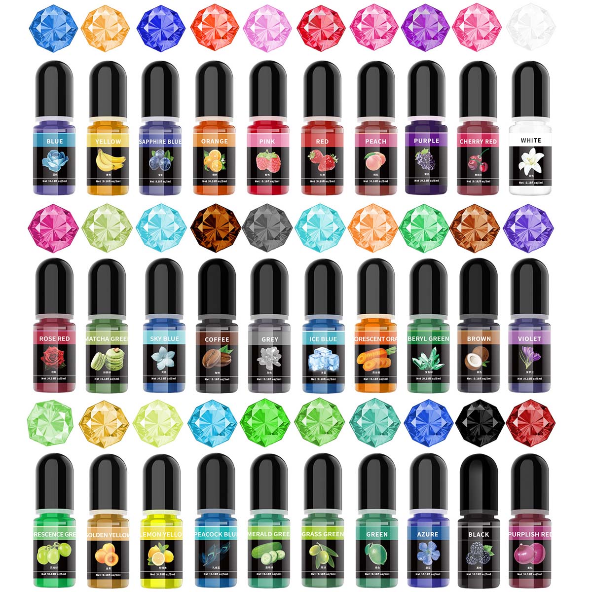 5ml/Bottle Epoxy Resin Pigment - Epoxy Uv Resin Kit incelemesi ve fiyatı