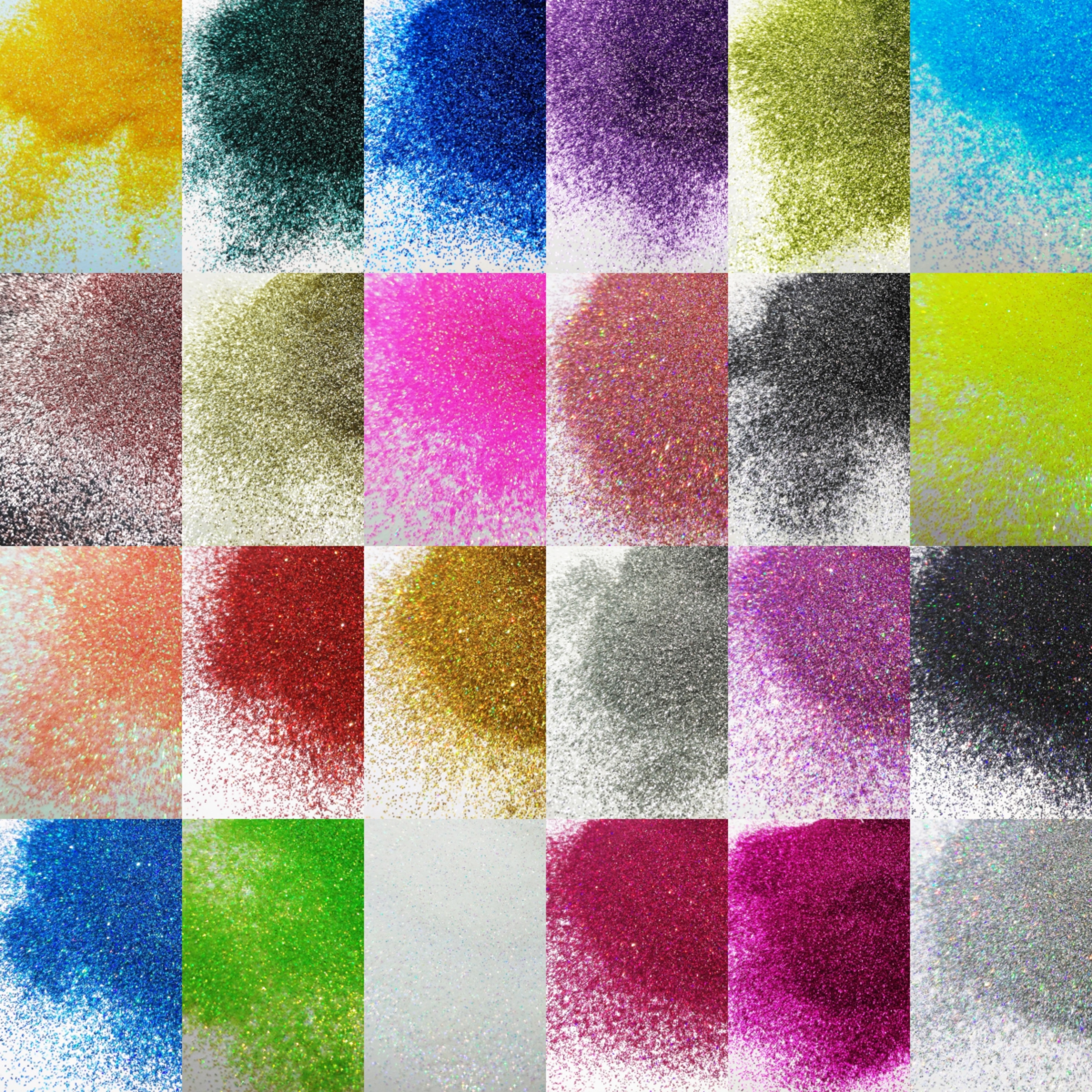 24-Color Cosmetic Iridescent H - Resin Glitter Pack incelemesi ve fiyatı