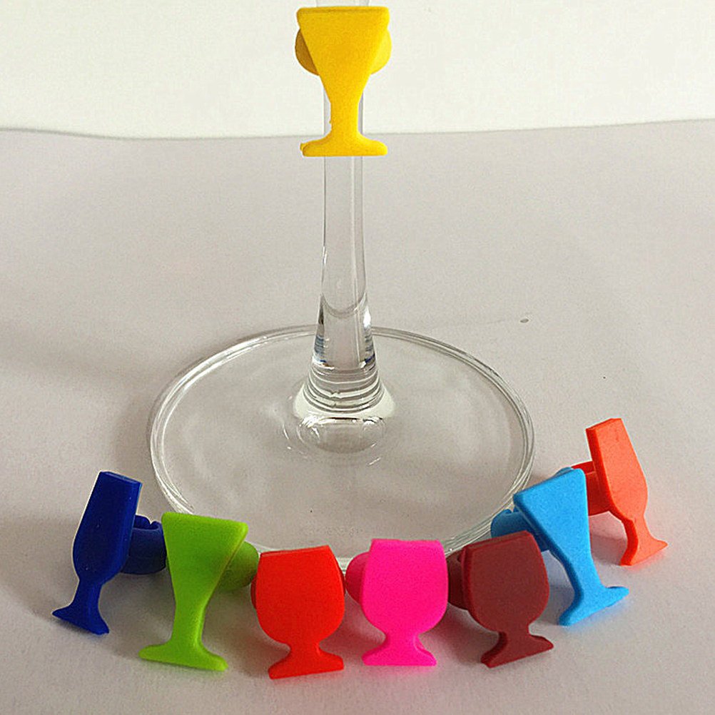 8Pcs Reusable Silicone Wine Gl - Mixing Cup Silicone incelemesi ve fiyatı
