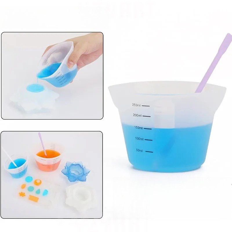 1pc Creative Simple 500ml /250 - Mixing Cup Silicone incelemesi ve fiyatı