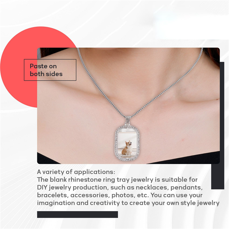WORTHOWN-48Pcs Sublimation Rhi - Bezels Set Pendant incelemesi ve fiyatı