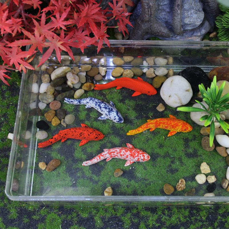 Gift Cartoon Mini Koi Fish Orn - Resin Crafts incelemesi ve fiyatı