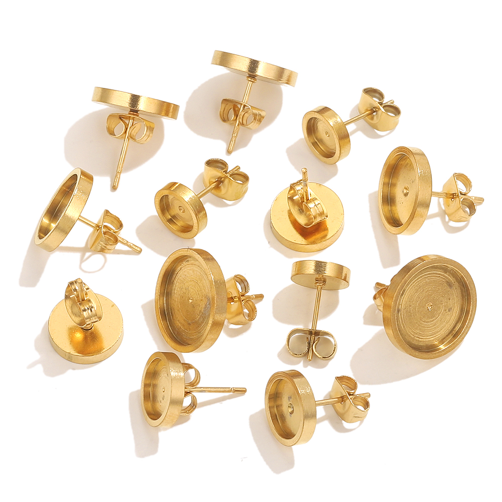 10pcs Stainless Steel Gold Ear - Resin Craft Kit incelemesi ve fiyatı