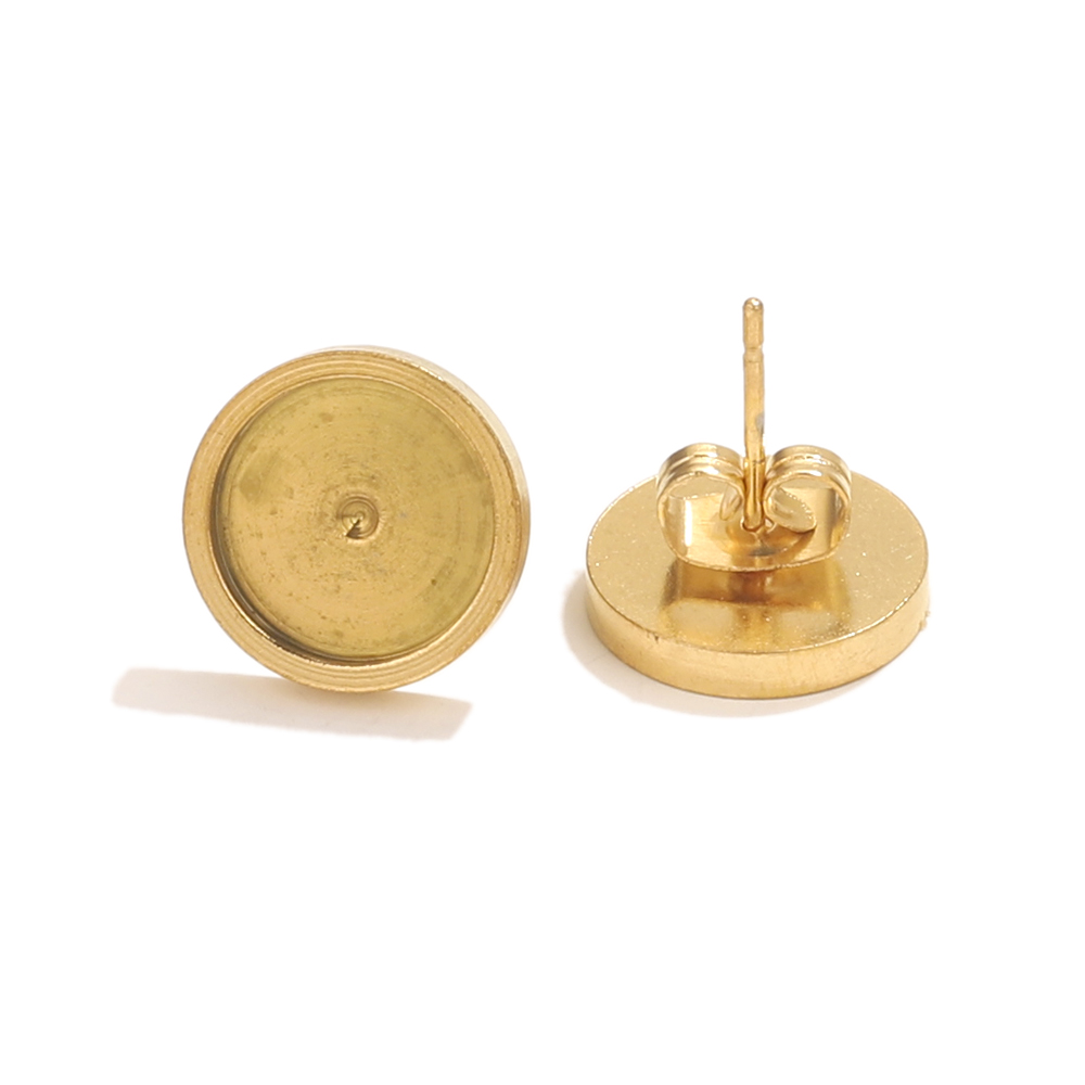 10pcs Stainless Steel Gold Ear - Resin Craft Kit incelemesi ve fiyatı
